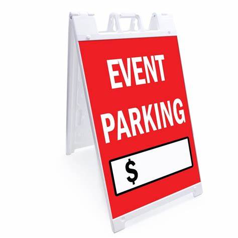 Custom Event Planning A-Frame Signage with Logo – Online Design and Fast Shipping