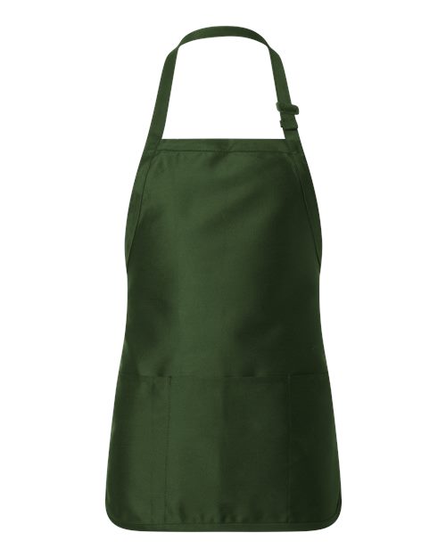 Full-Length Apron With Pouch Pocket - Q-Tees | Customizable and Functional