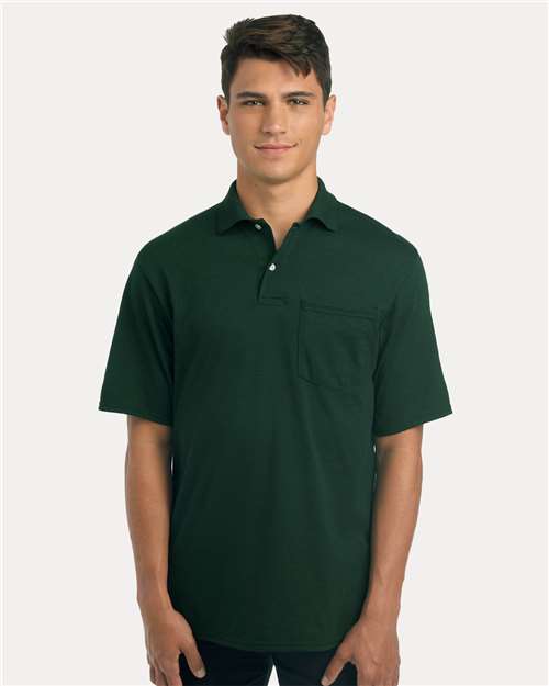 Dri-Power® Polo With Pocket - JERZEES | Moisture-Wicking, Durable, and Custom-Ready