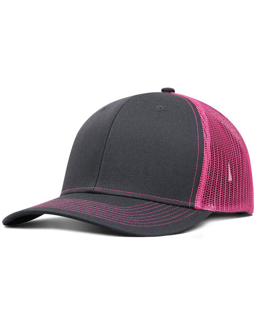 Custom Pro Style Trucker Hat – Semi-Pro Stitching with Snap Closure