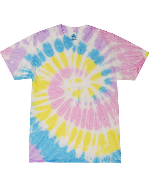 Custom Rainbow Spiral Tie-Dye T-Shirt – Bright & One-of-a-Kind