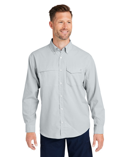 HUK Men's Tide Point Long Sleeve Shirt – Protective, Moisture-Wicking, and Breathable