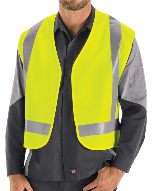 High Visibility Safety Vest - Red Kap | ANSI Class 2 Certified