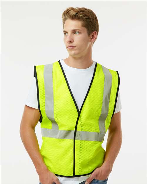 Hook-And-Loop Mesh Vest - Kishigo 1571-1572 | Lightweight and Adjustable Visibility