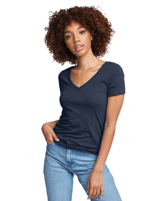 Custom Ladies' Ideal V T-Shirt – Soft, Stylish & Sustainable Design