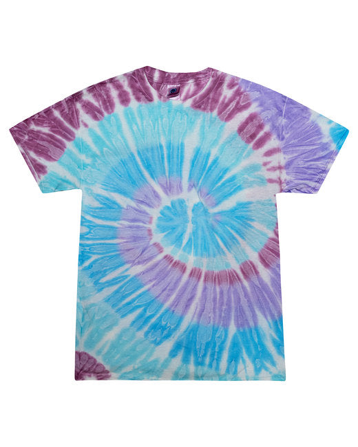 Custom Rainbow Spiral Tie-Dye T-Shirt – Bright & One-of-a-Kind