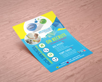 Customizable Recruitment Flyers – Professional Quality for Hiring