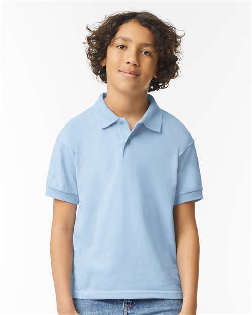 DryBlend® Youth Jersey Polo - Gildan | Moisture-Wicking, Durable, and Eco-Friendly