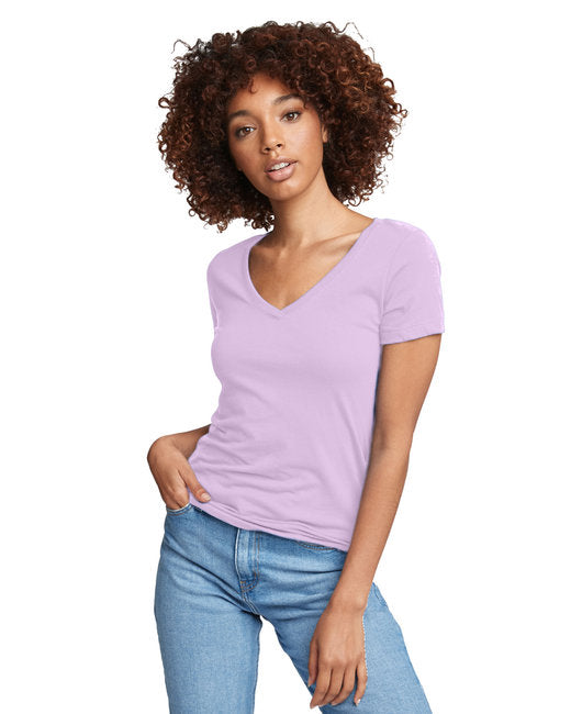 Custom Ladies' Ideal V T-Shirt – Soft, Stylish & Sustainable Design