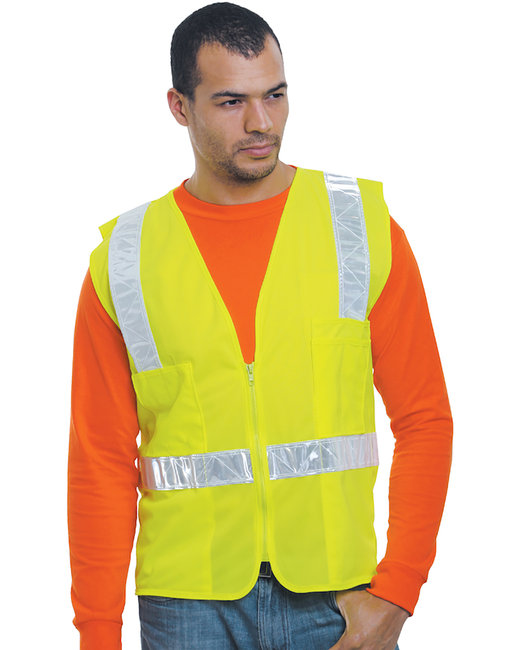 Bayside Unisex USA Made 22Surv-R Class 2 ANSI High-Vis Surveyor Safety Vest