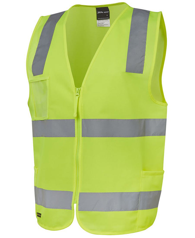 High-impact custom printed reflective safety vests to enhance brand visibility.