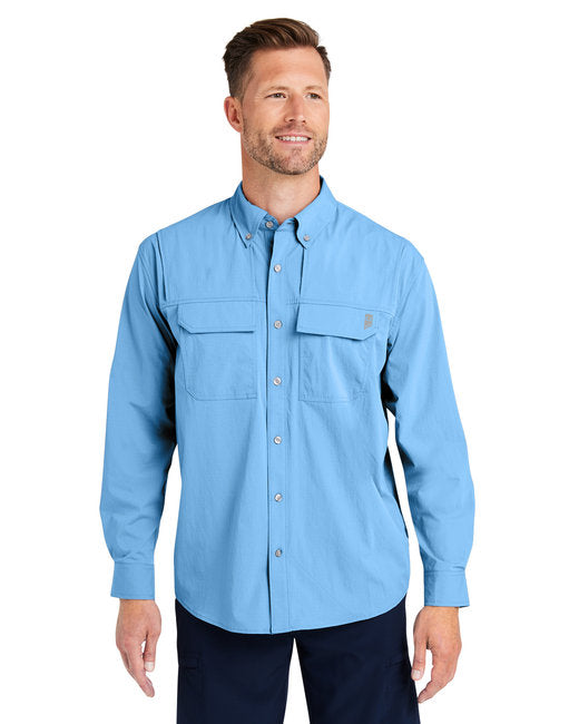 HUK Men's Creekbed Long Sleeve Shirt – Lightweight, Ventilated, and Performance-Driven