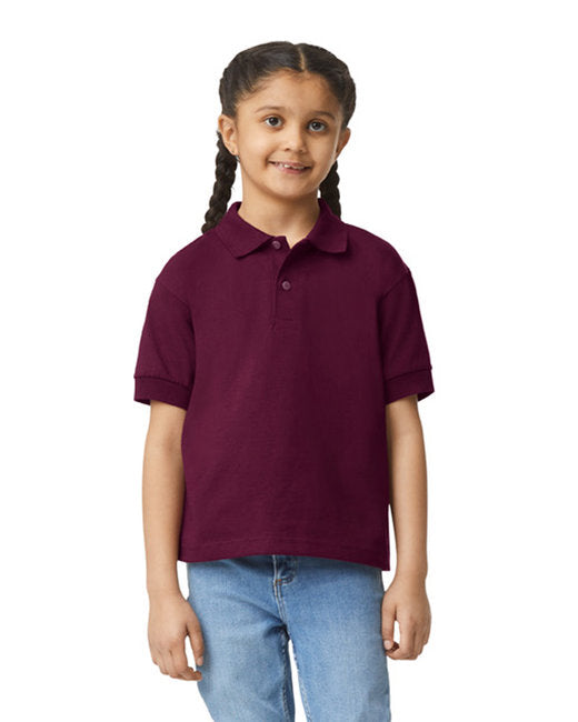 Gildan Youth Jersey Polo with Moisture-Wicking DryBlend® Fabric