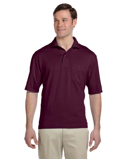 Jerzees Adult SpotShield™ Stain-Resistant Pocket Jersey Polo