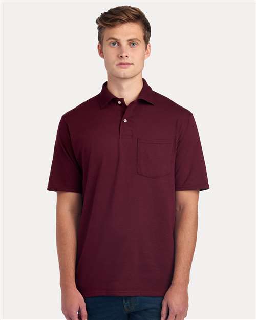 Dri-Power® Polo With Pocket - JERZEES | Moisture-Wicking, Durable, and Custom-Ready