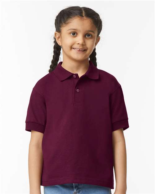 DryBlend® Youth Jersey Polo - Gildan | Moisture-Wicking, Durable, and Eco-Friendly