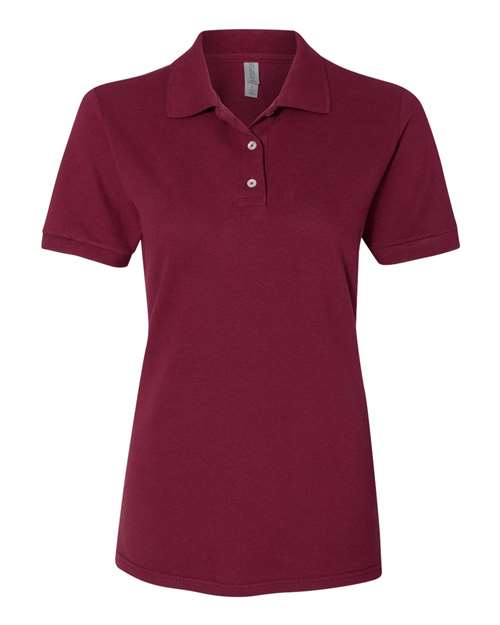 Women’s 100% Ring-Spun Cotton Piqué Polo - JERZEES | Comfortable, Pre-Shrunk, and Embroidery-Ready