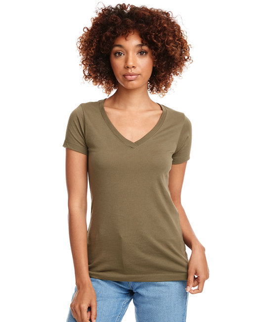 Custom Ladies' Ideal V T-Shirt – Soft, Stylish & Sustainable Design