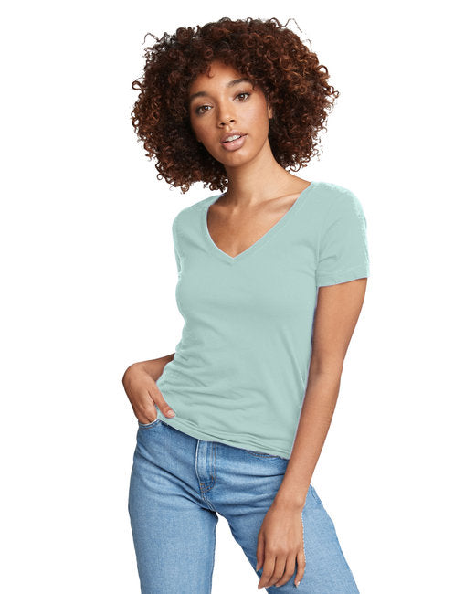 Custom Ladies' Ideal V T-Shirt – Soft, Stylish & Sustainable Design