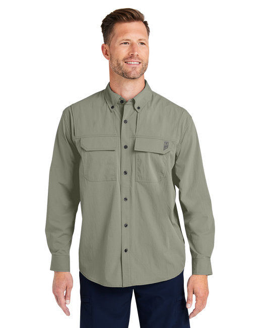 HUK Men's Creekbed Long Sleeve Shirt – Lightweight, Ventilated, and Performance-Driven