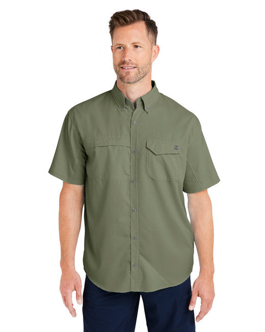 HUK Men's Tide Point Short Sleeve Shirt – Breathable, Performance-Driven, and Protective