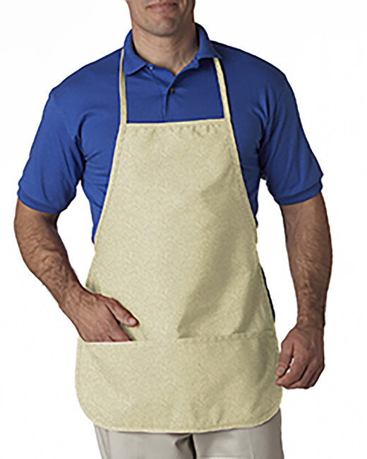 Custom Cotton Twill Apron – Heavyweight Design with Dual Pockets