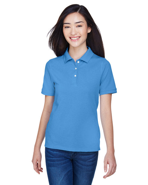 Harriton Ladies' Easy Blend™ Wrinkle-Resistant Polo