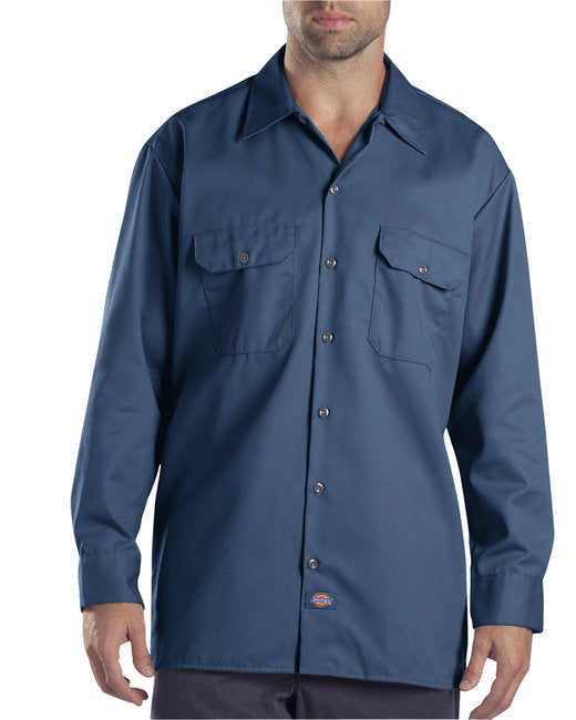 Dickies Unisex Long-Sleeve Work Shirt – Durable, Easy-Care Workwear