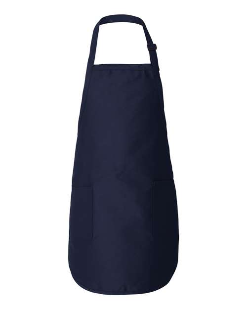 Full-Length Apron With Pockets - Q-Tees | Customizable and Durable