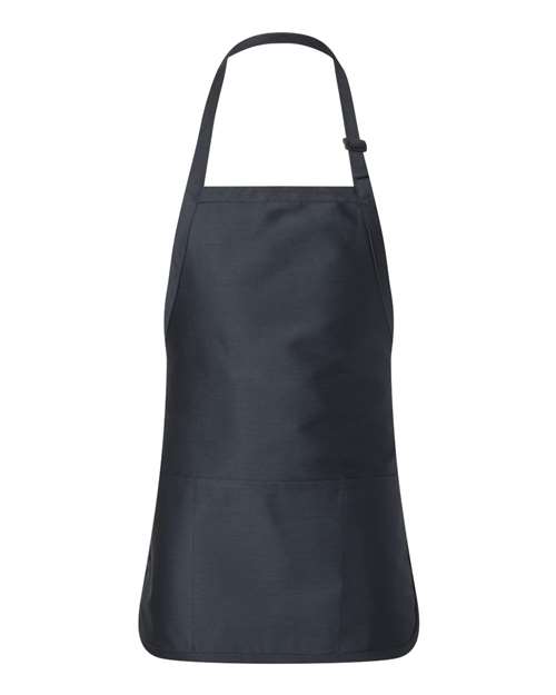 Full-Length Apron With Pouch Pocket - Q-Tees | Customizable and Functional