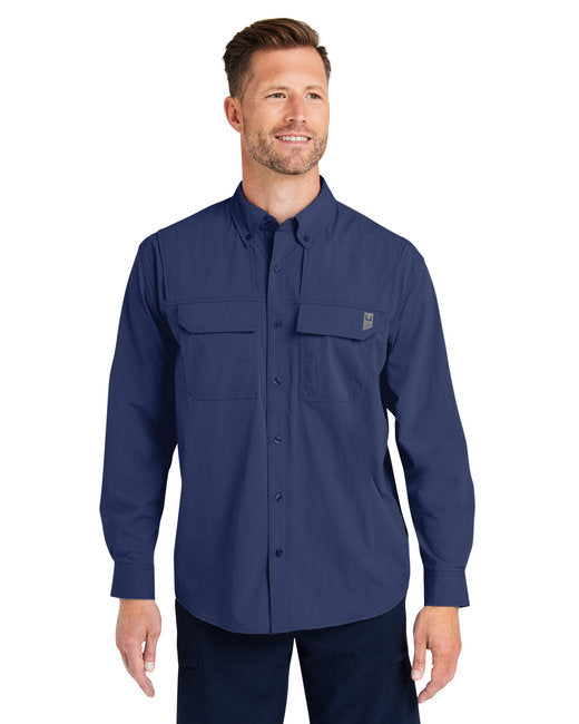 HUK Men's Creekbed Long Sleeve Shirt – Lightweight, Ventilated, and Performance-Driven