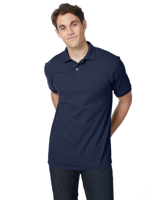 Hanes Adult EcoSmart® Jersey Knit Polo