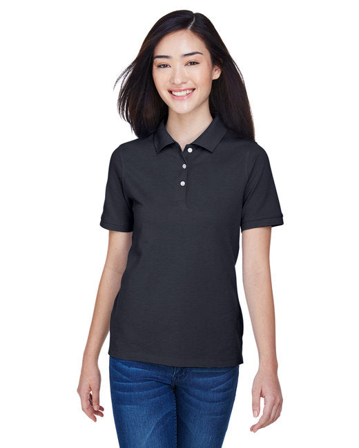 Harriton Ladies' Easy Blend™ Wrinkle-Resistant Polo