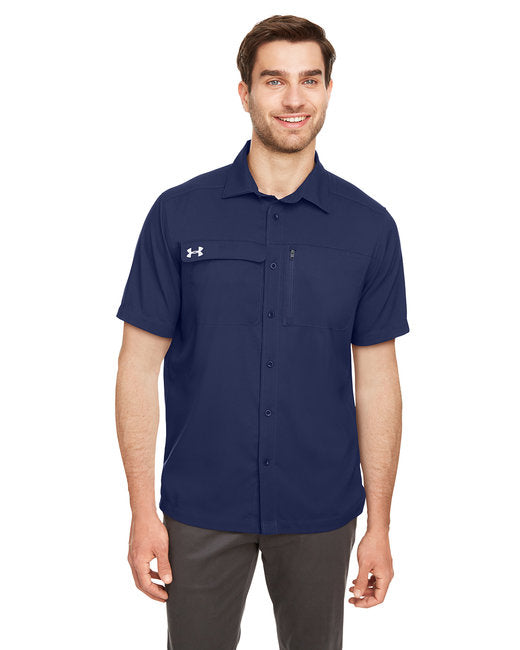 Custom Coach Woven Shirt – Stain-Resistant, UPF Protected & Stretchable