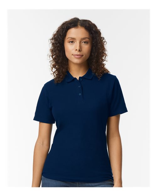 Softstyle® Women’s Pique Polo - Gildan | Comfortable, Semi-Fitted, and Embroidery-Ready