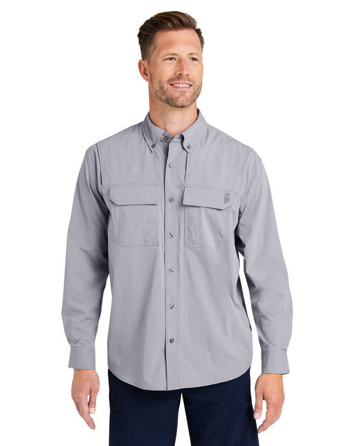 HUK Men's Creekbed Long Sleeve Shirt – Lightweight, Ventilated, and Performance-Driven