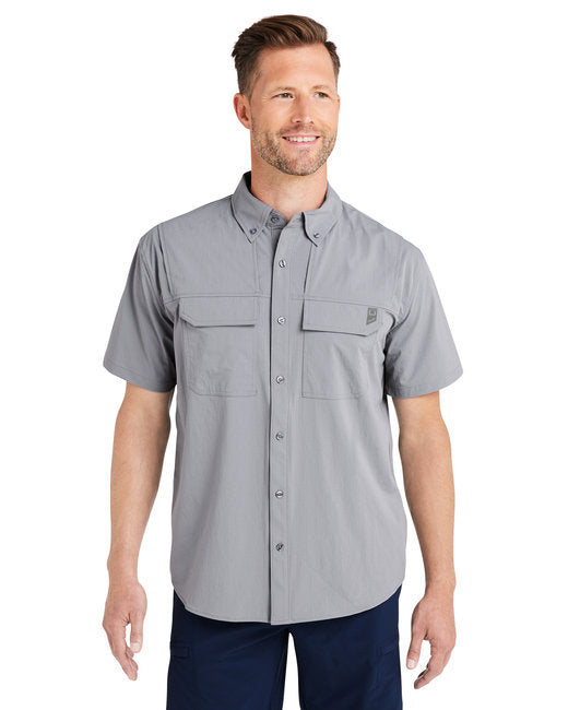 HUK Men's Creekbed Short Sleeve Shirt – Lightweight, Ventilated, and Protective