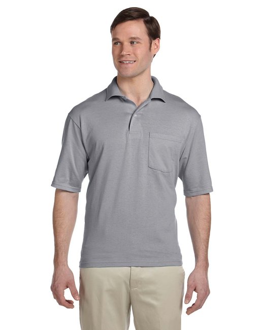 Jerzees Adult SpotShield™ Stain-Resistant Pocket Jersey Polo