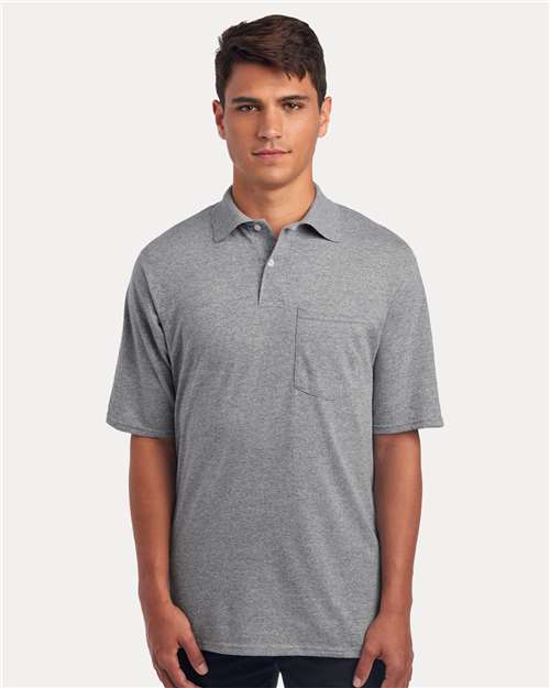 Dri-Power® Polo With Pocket - JERZEES | Moisture-Wicking, Durable, and Custom-Ready