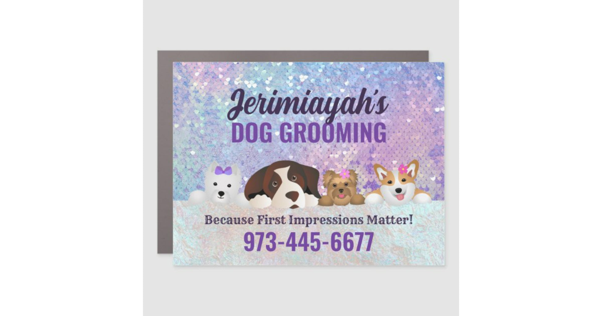 Fast Shipping for Custom Pet Grooming Car Magnets - Online Design