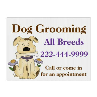 Custom Pet Grooming Car Magnets with Logo - Online Design