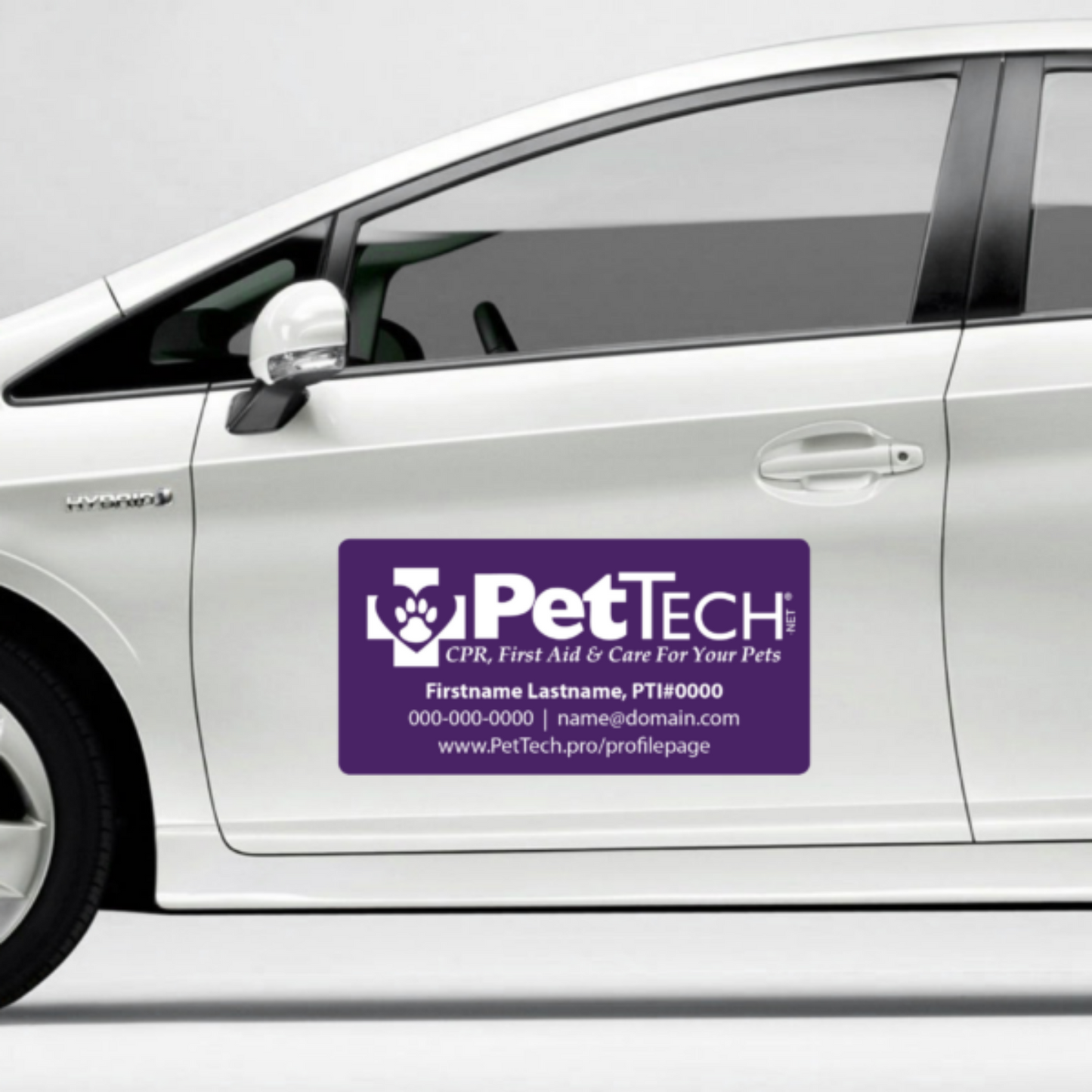 Custom Pet Grooming Car Magnets – High-Quality Branded Signs for Cars, Vans, and Trucks