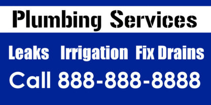 Closeup of Custom Plumber Car Magnets - Online Design