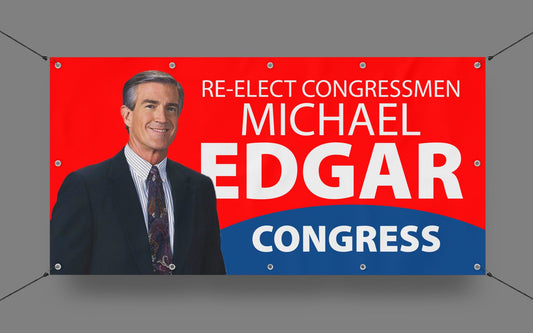 Custom Political Campaign Banners with Logo – Vote and Election Promotion with Fast Shipping