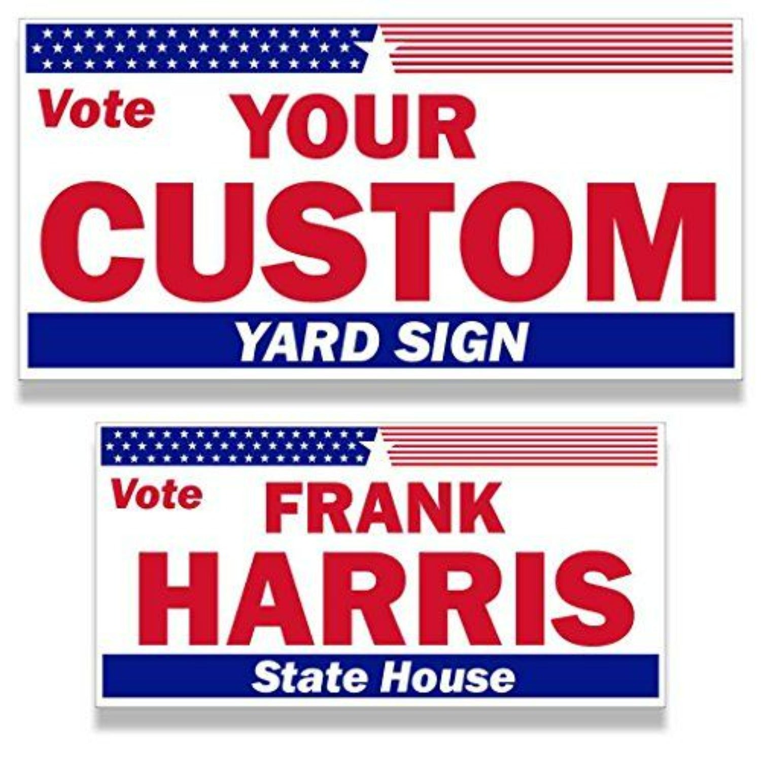 Events Custom Political Campaign Branded Lawn Signs – Fast Shipping