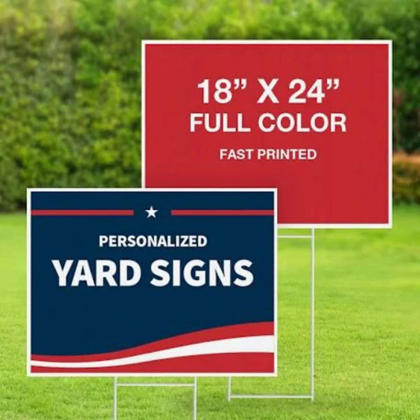 Rallies Custom Political Campaign Yard Signs – Logo Printed and Fast Shipping