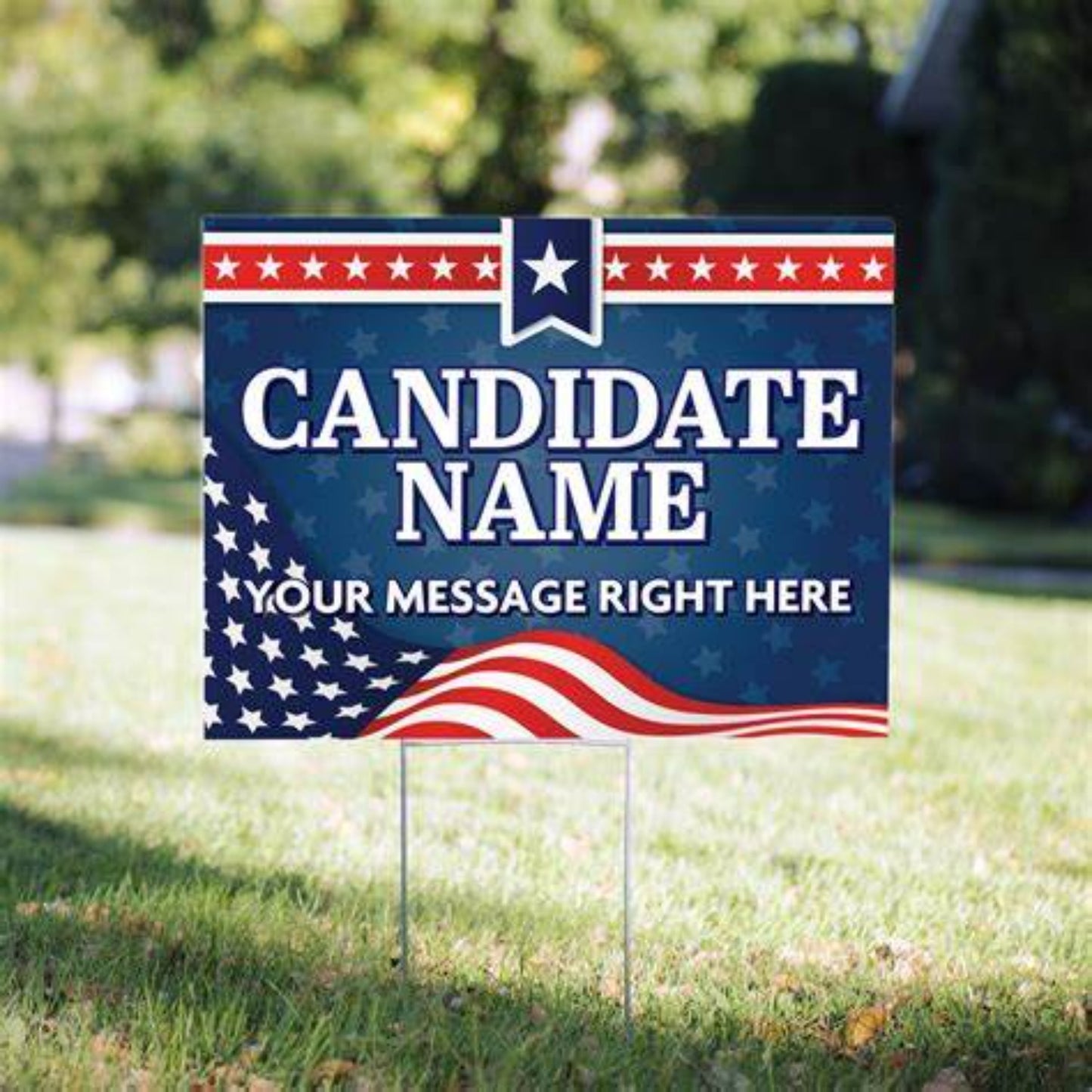 Campaign Trails Custom Political Campaign Yard Signs – Logo Printed and Fast Shipping