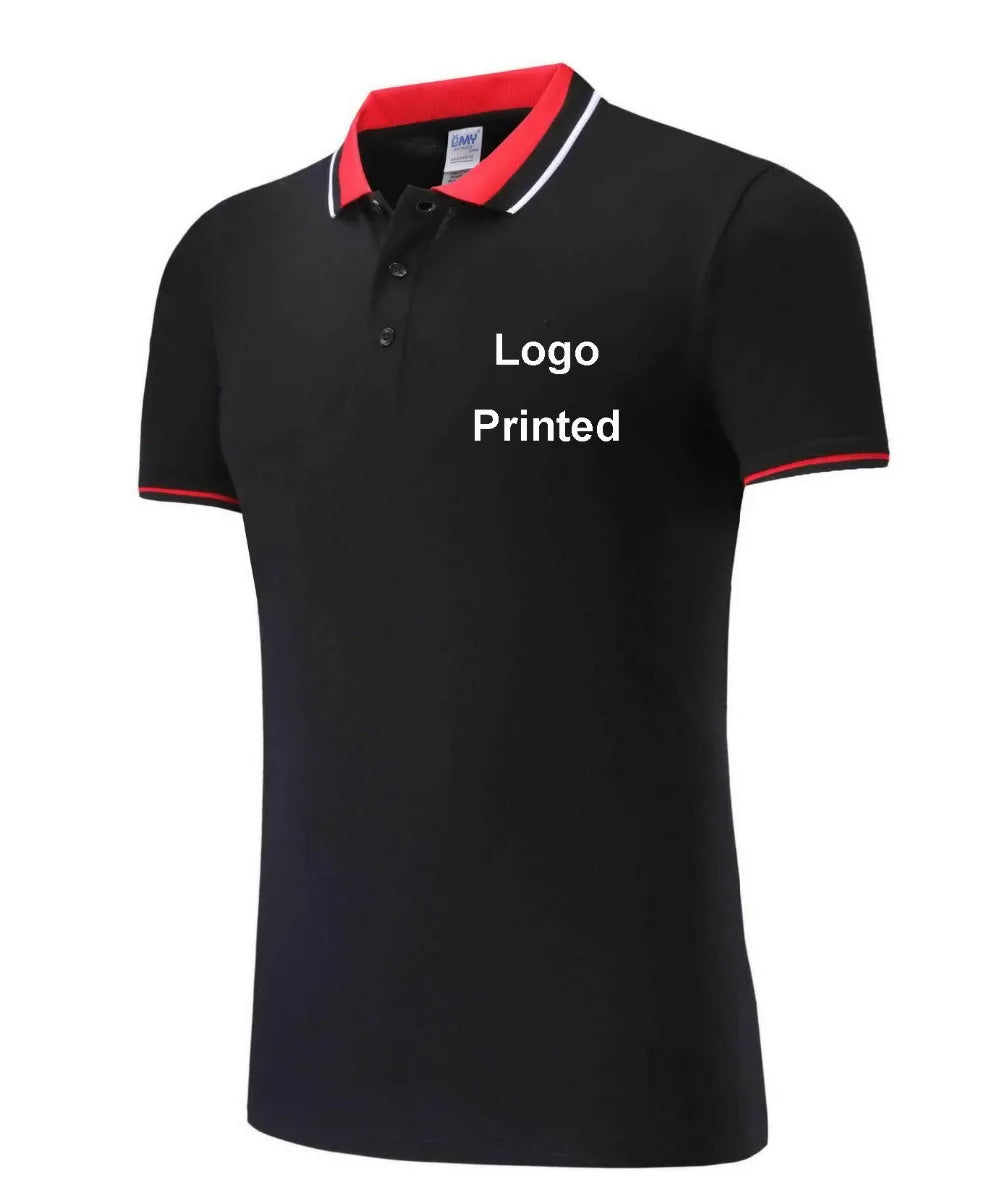 Easy bulk ordering for custom polo shirts.