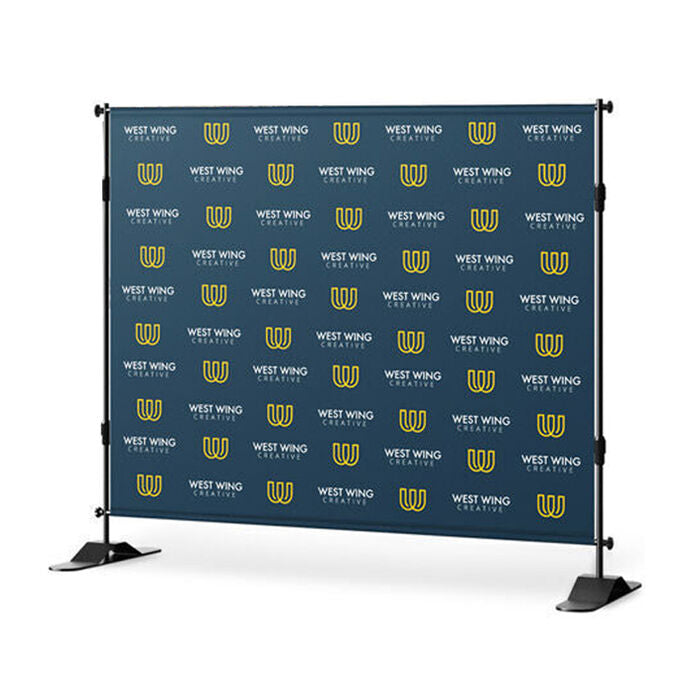 High-quality printed backdrops for trade shows.