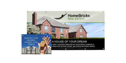 Weatherproof Custom Real Estate Banners – Online Design and Fast Shipping